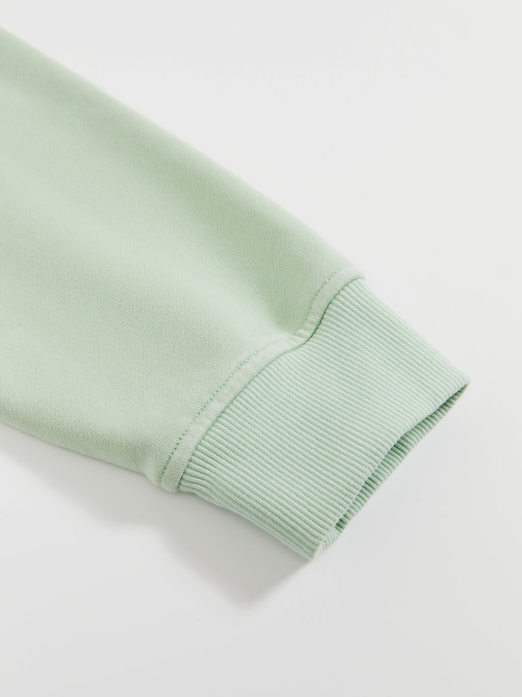 Vintage Washed Knit Collar Sweatshirt