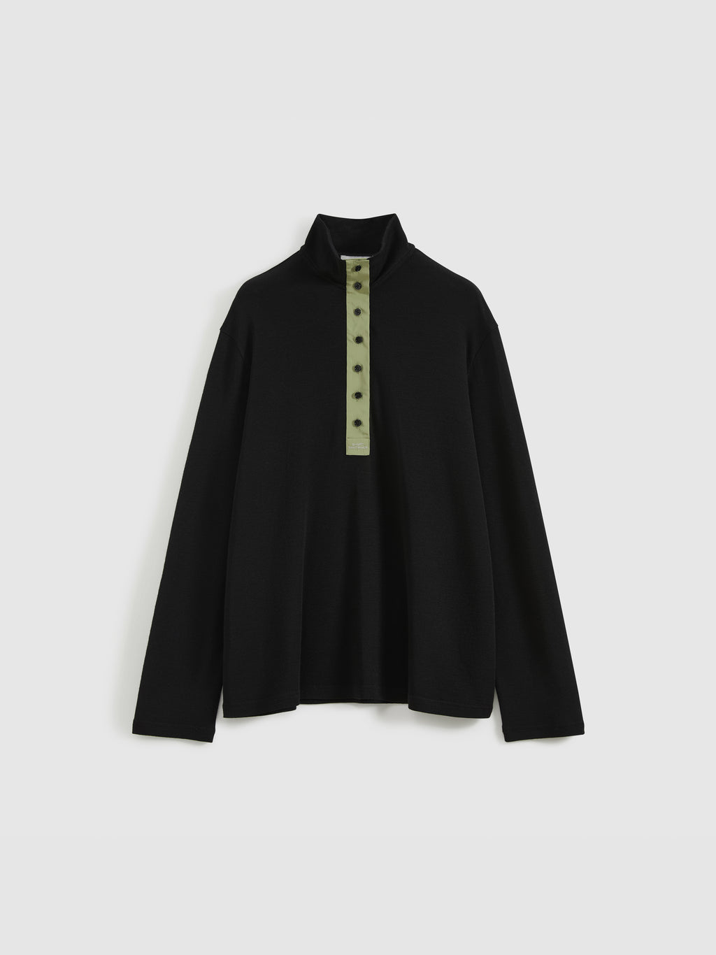 Patchwork Stand Collar Top
