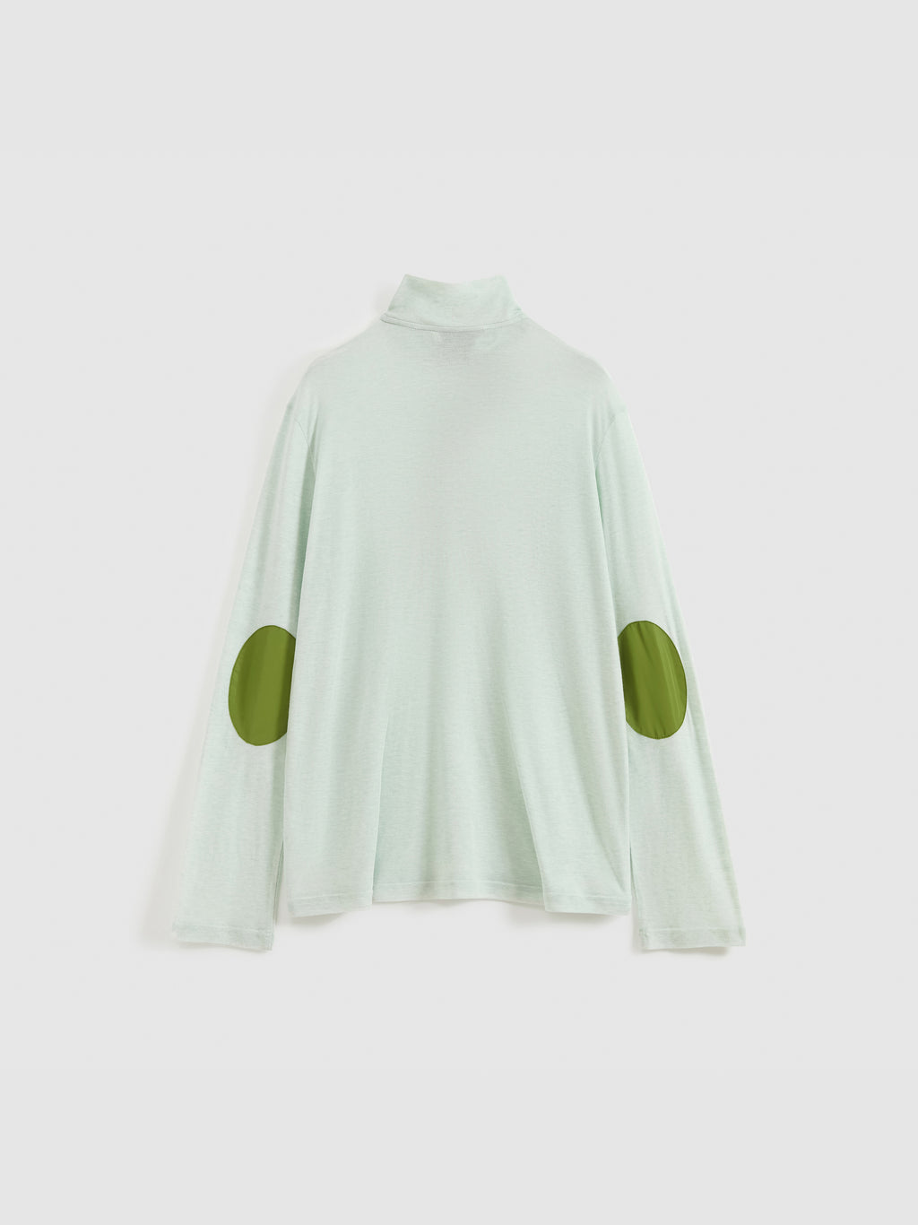Patchwork Stand Collar Top