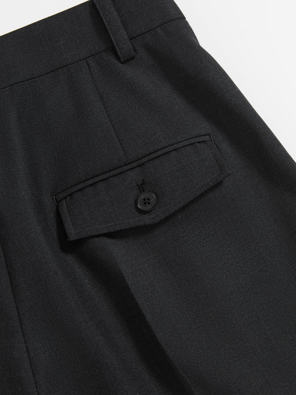 Straight Leg Cuffed Trousers