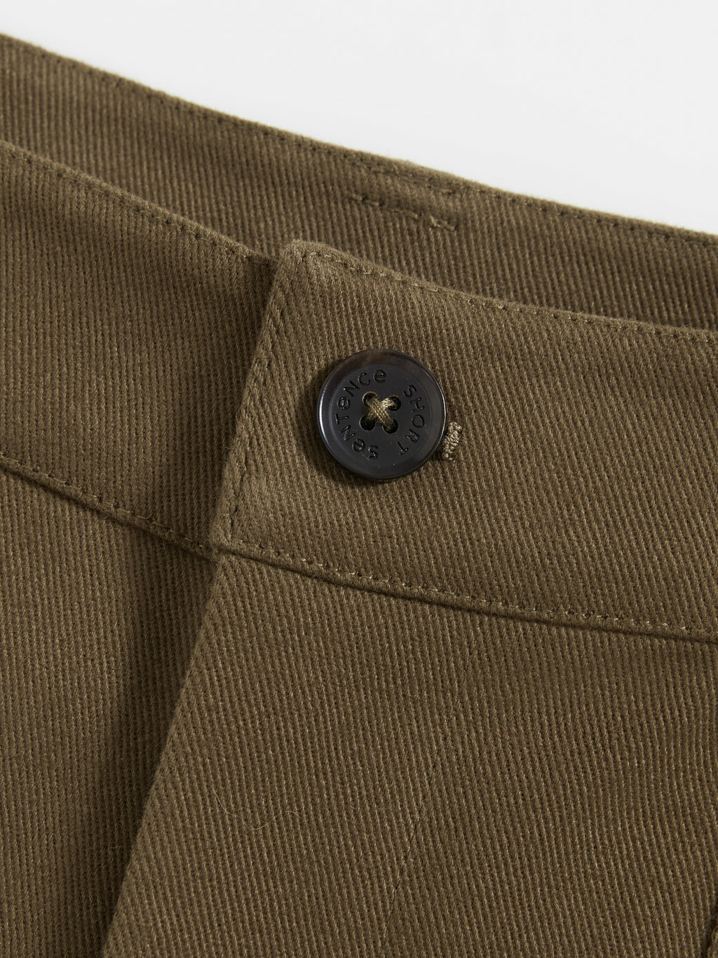 Corduroy Cuffed Straight Pants