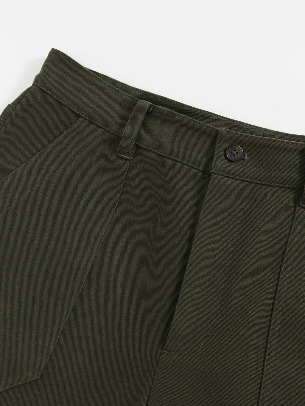 Corduroy Cuffed Straight Pants