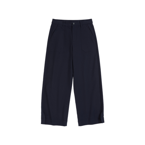 Corduroy Cuffed Straight Pants