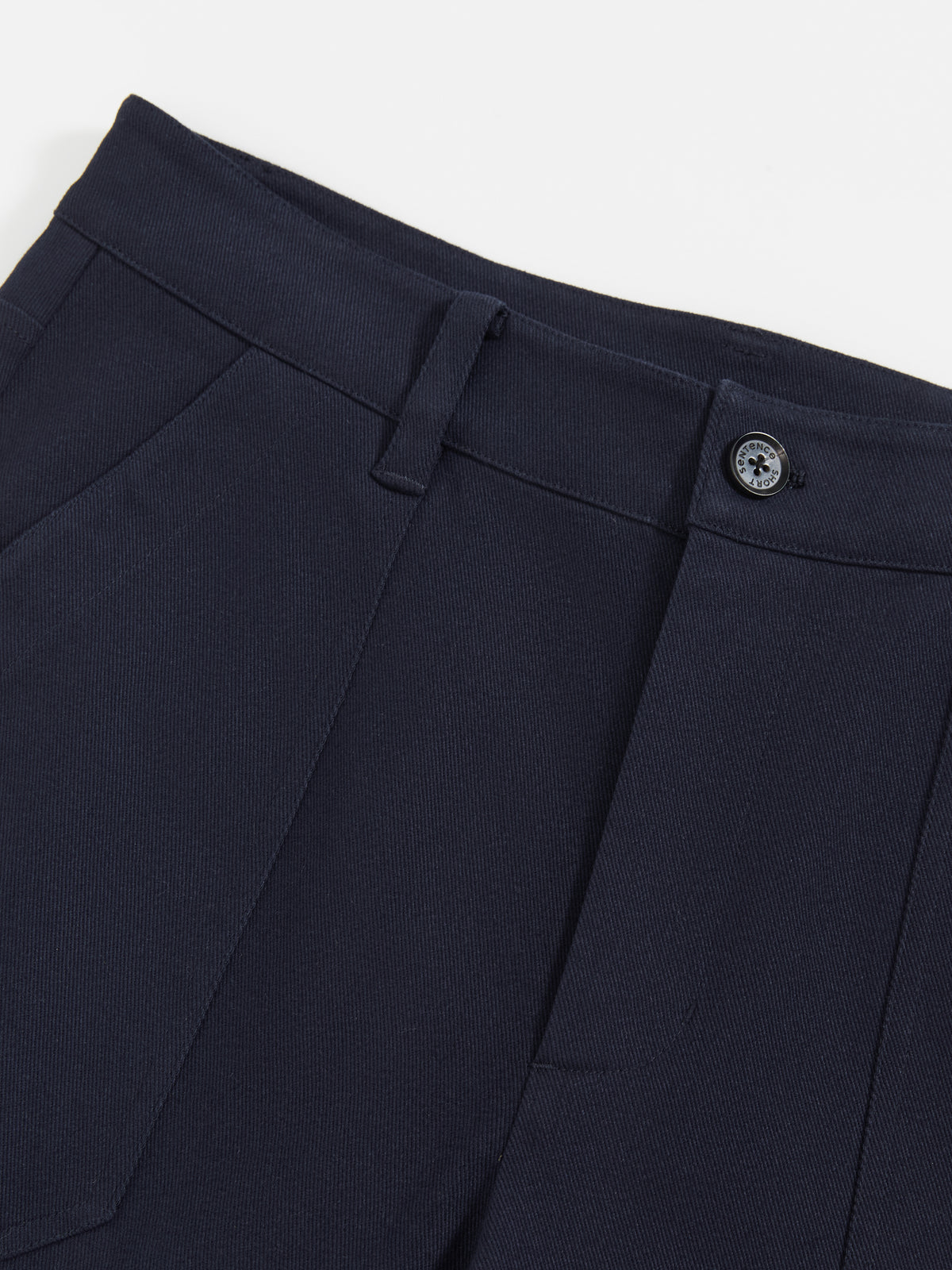 Corduroy Cuffed Straight Pants