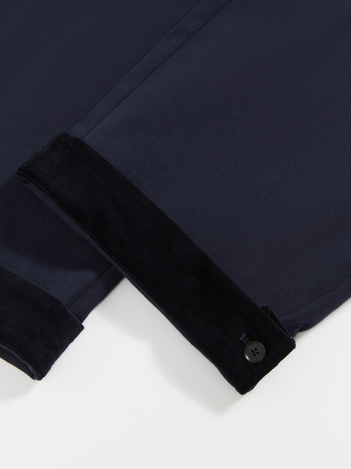 Corduroy Cuffed Straight Pants