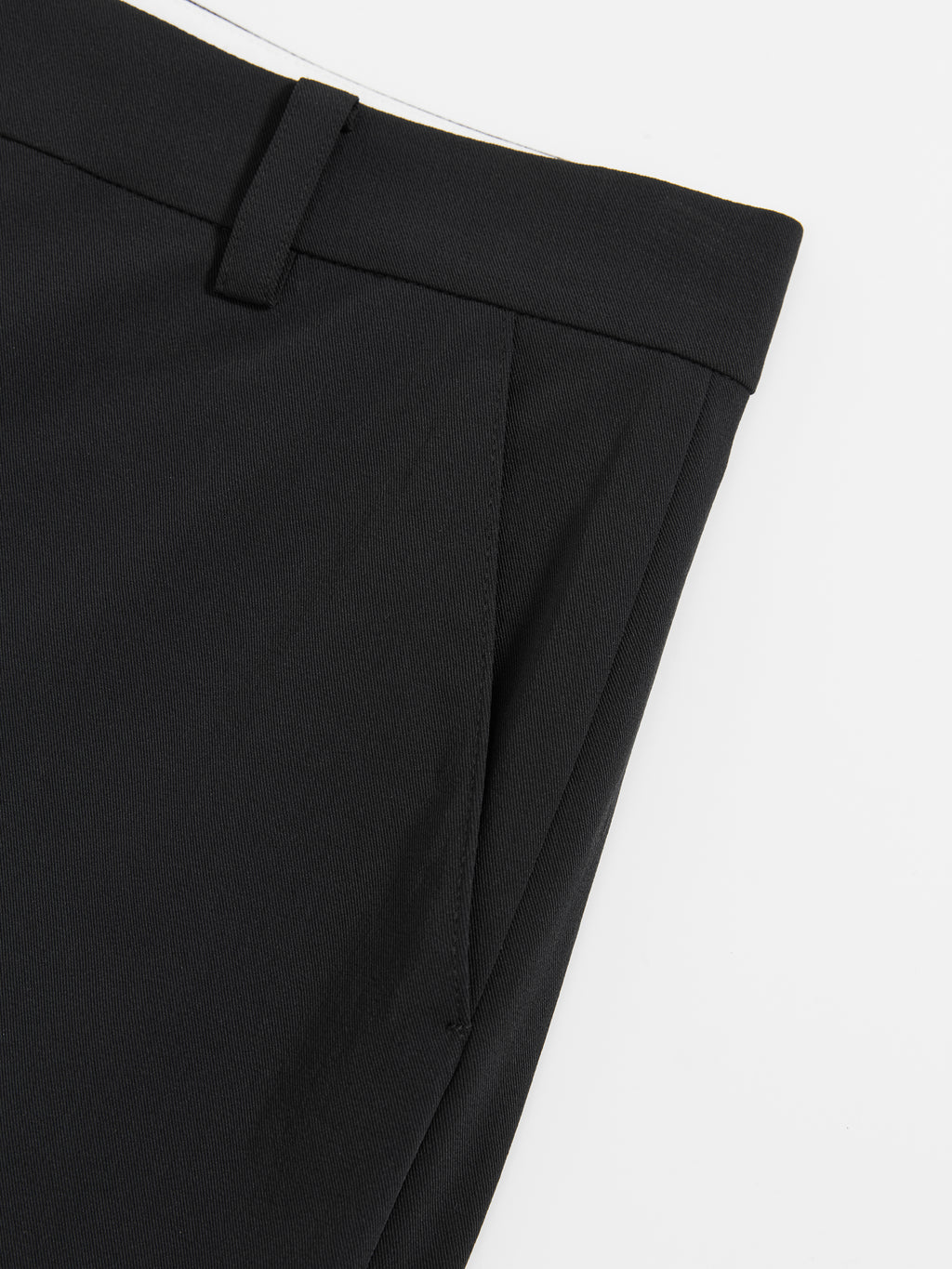 Wide-Hem Stretch Cropped Trousers
