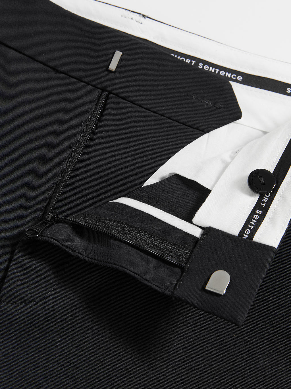 Wide-Hem Stretch Cropped Trousers