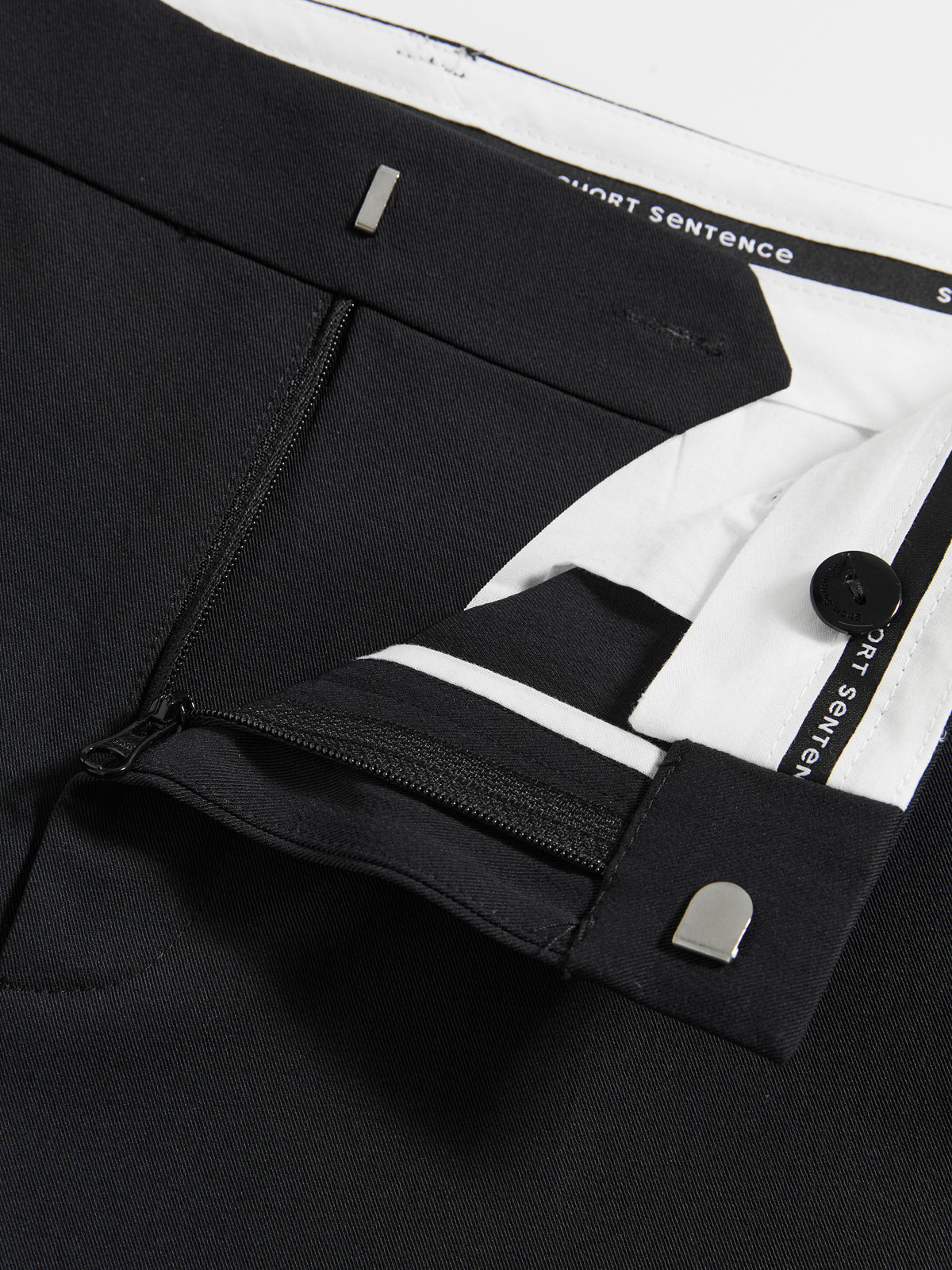 Wide-Hem Stretch Cropped Trousers