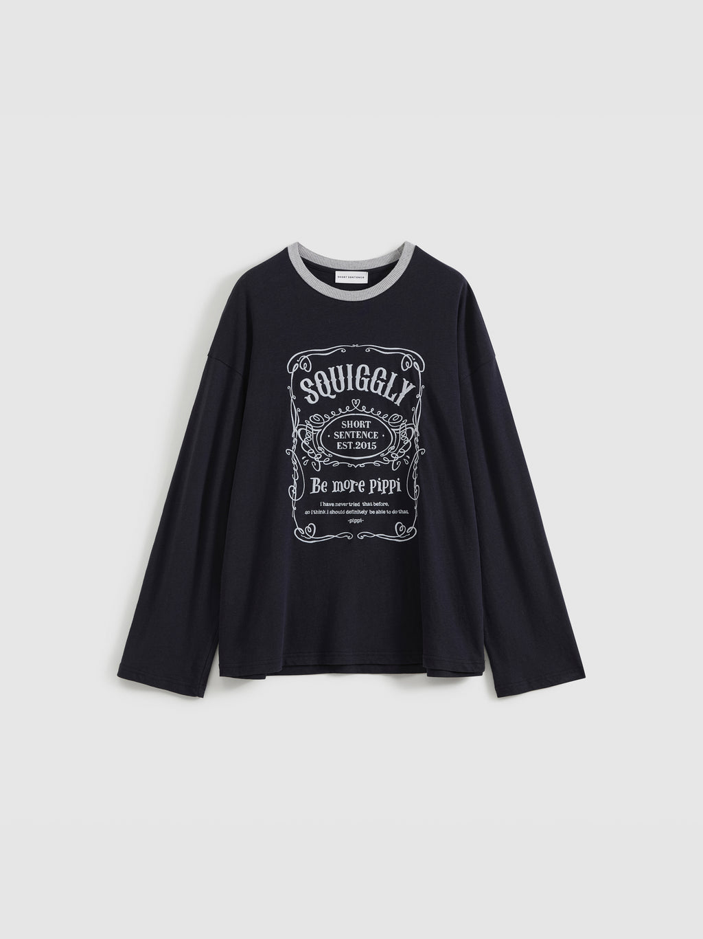 Loose-Fit Color-Block Embroidered T-Shirt