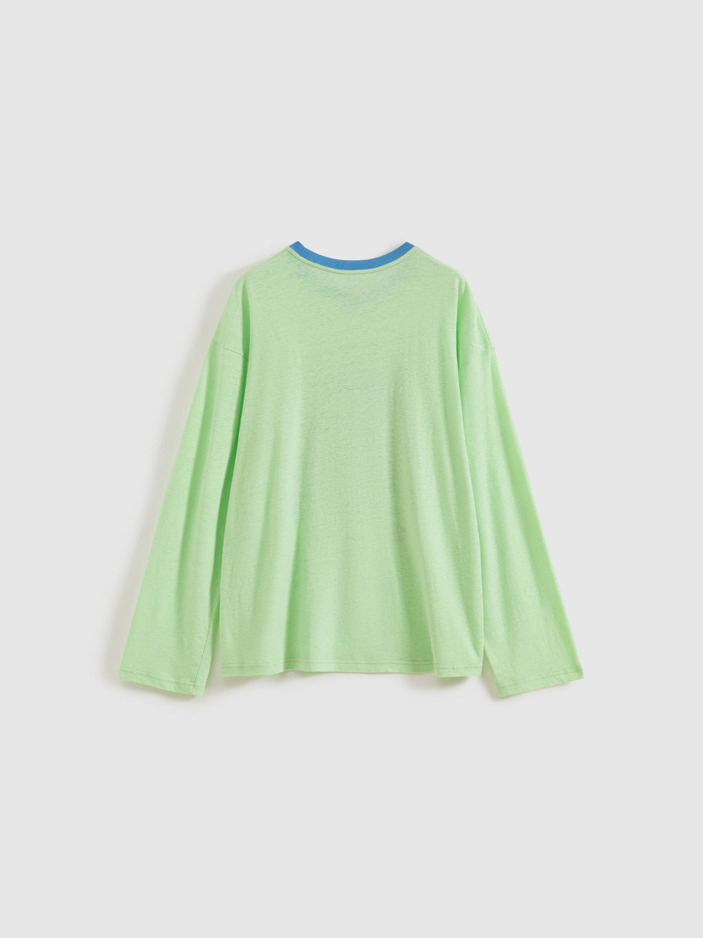 Loose-Fit Color-Block Embroidered T-Shirt