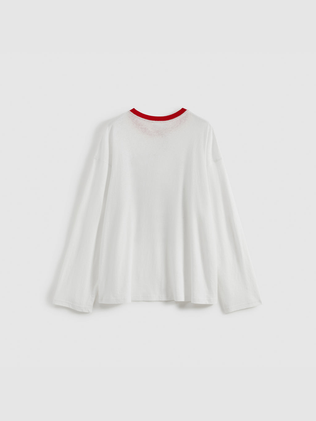 Loose-Fit Color-Block Embroidered T-Shirt