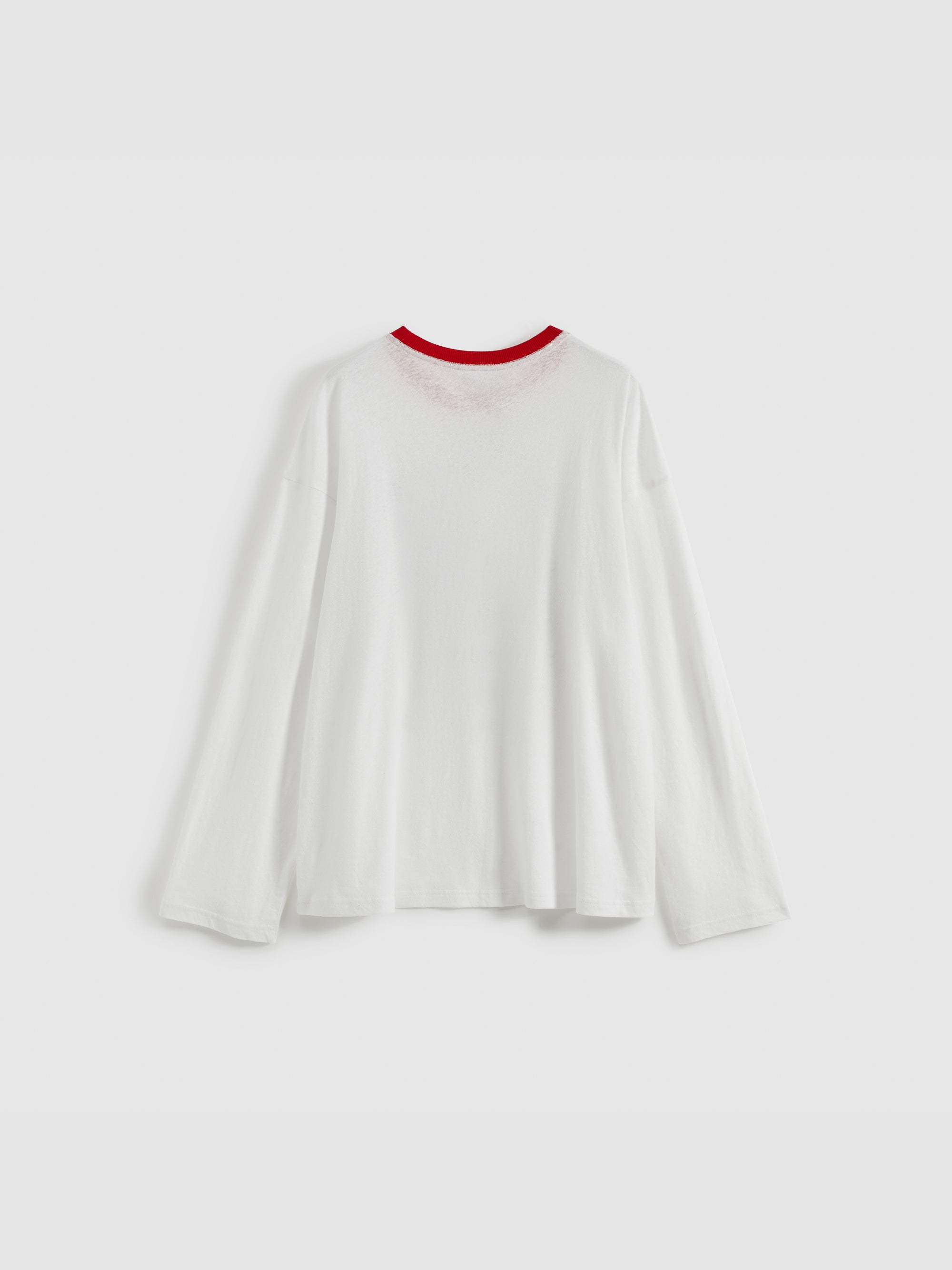 Loose-Fit Color-Block Embroidered T-Shirt