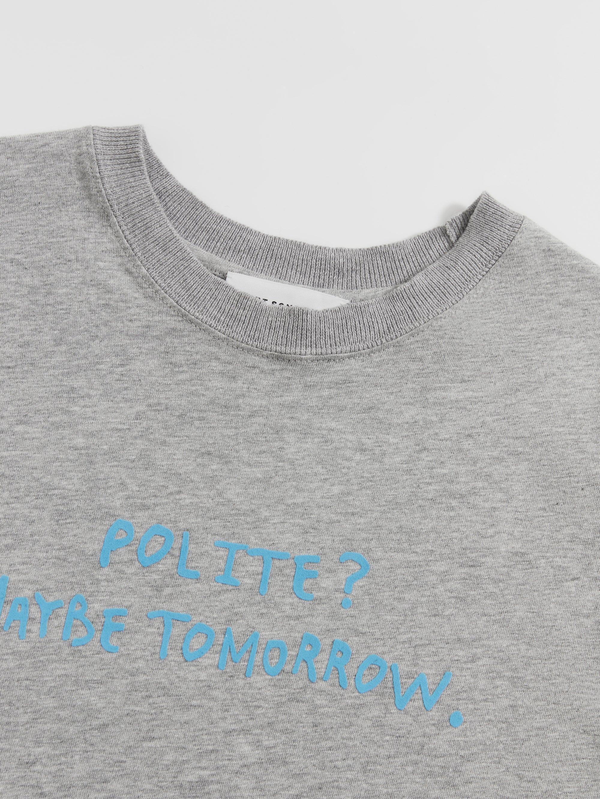 Color-Block Flocked Print T-Shirt