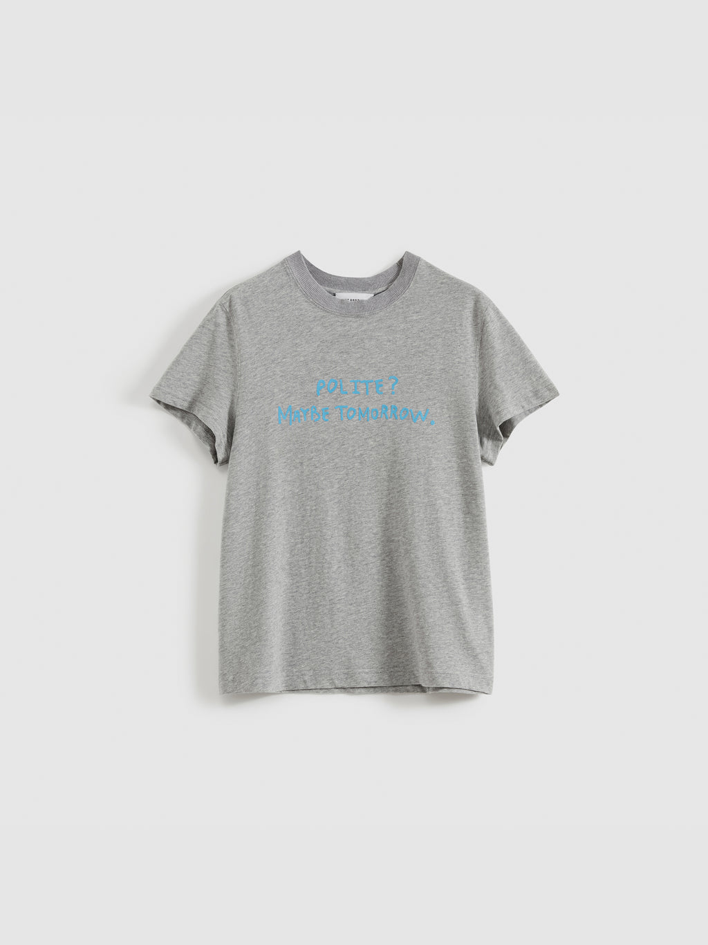 Color-Block Flocked Print T-Shirt