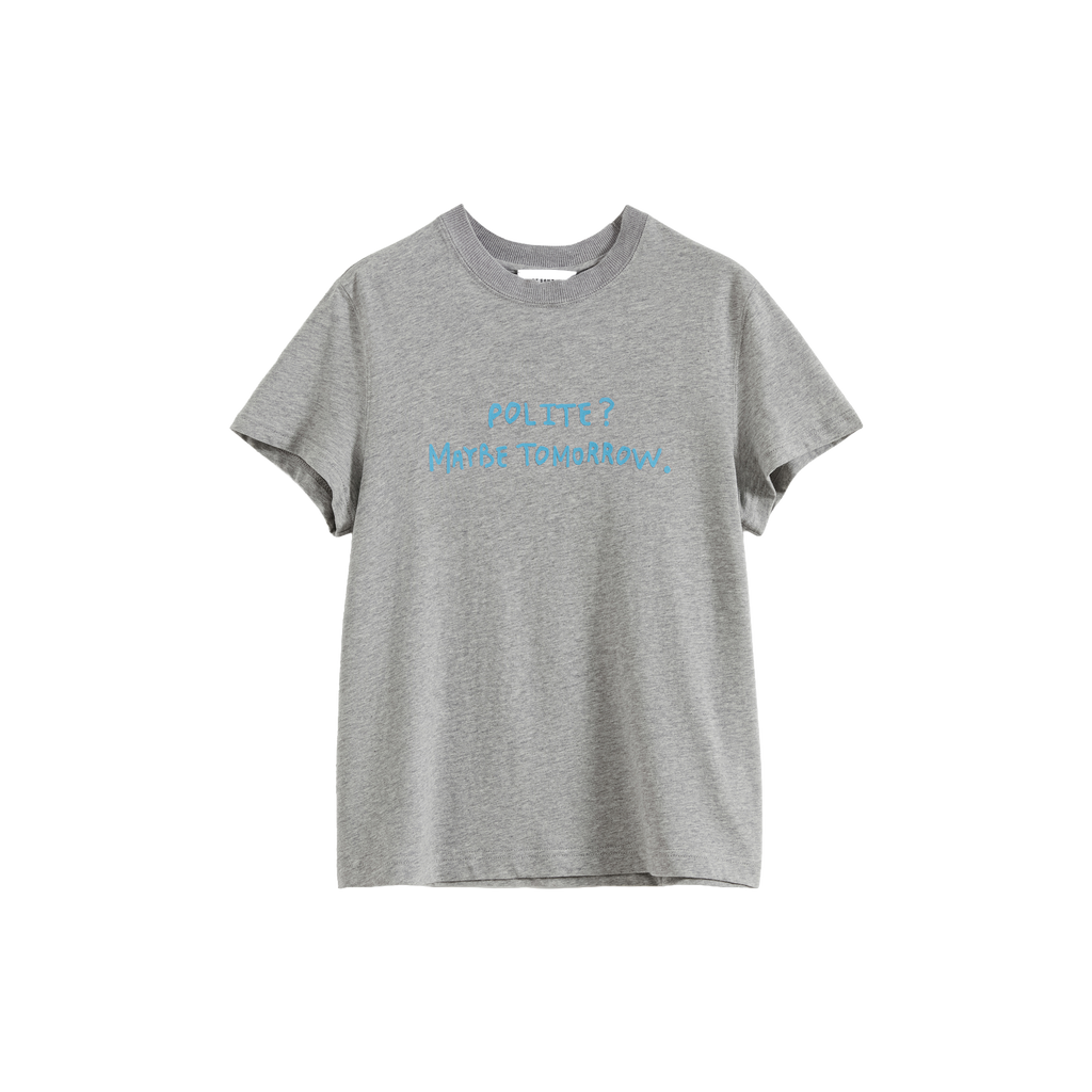Color-Block Flocked Print T-Shirt