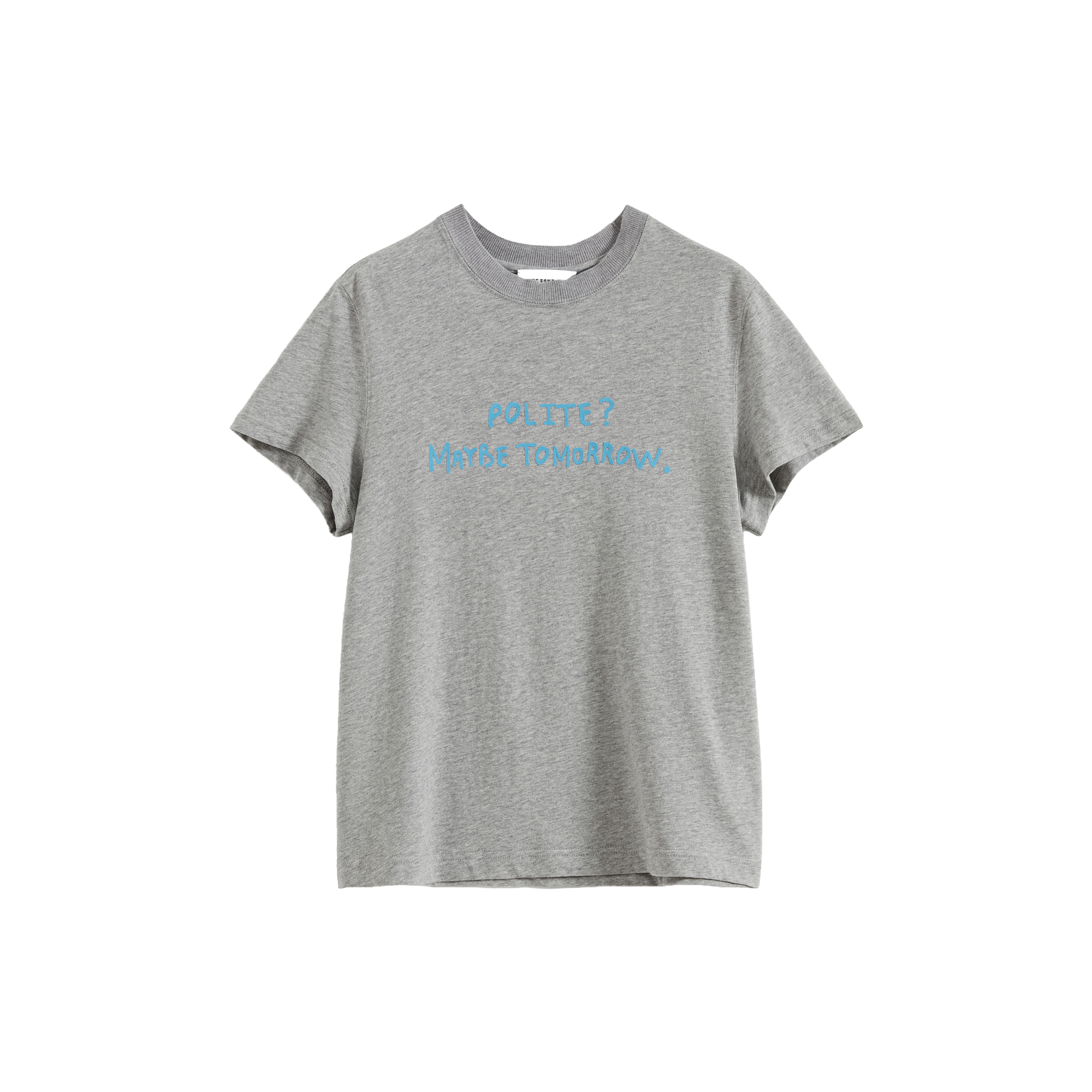 Color-Block Flocked Print T-Shirt