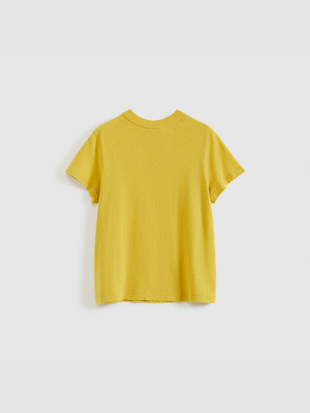 Color-Block Flocked Print T-Shirt