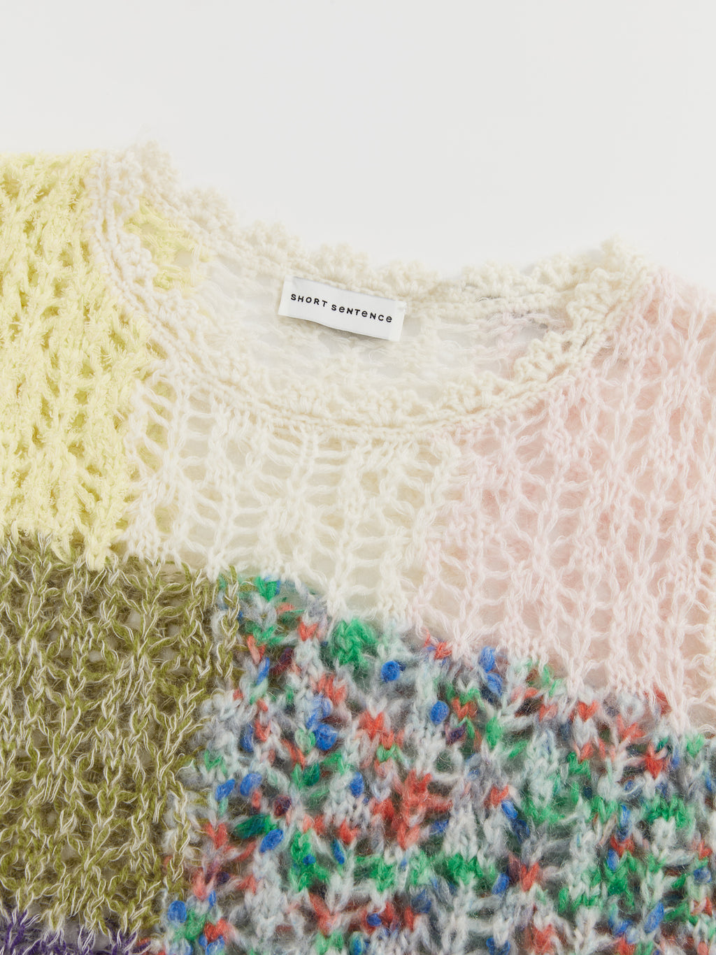 Color-Block Sleeveless Knit Vest