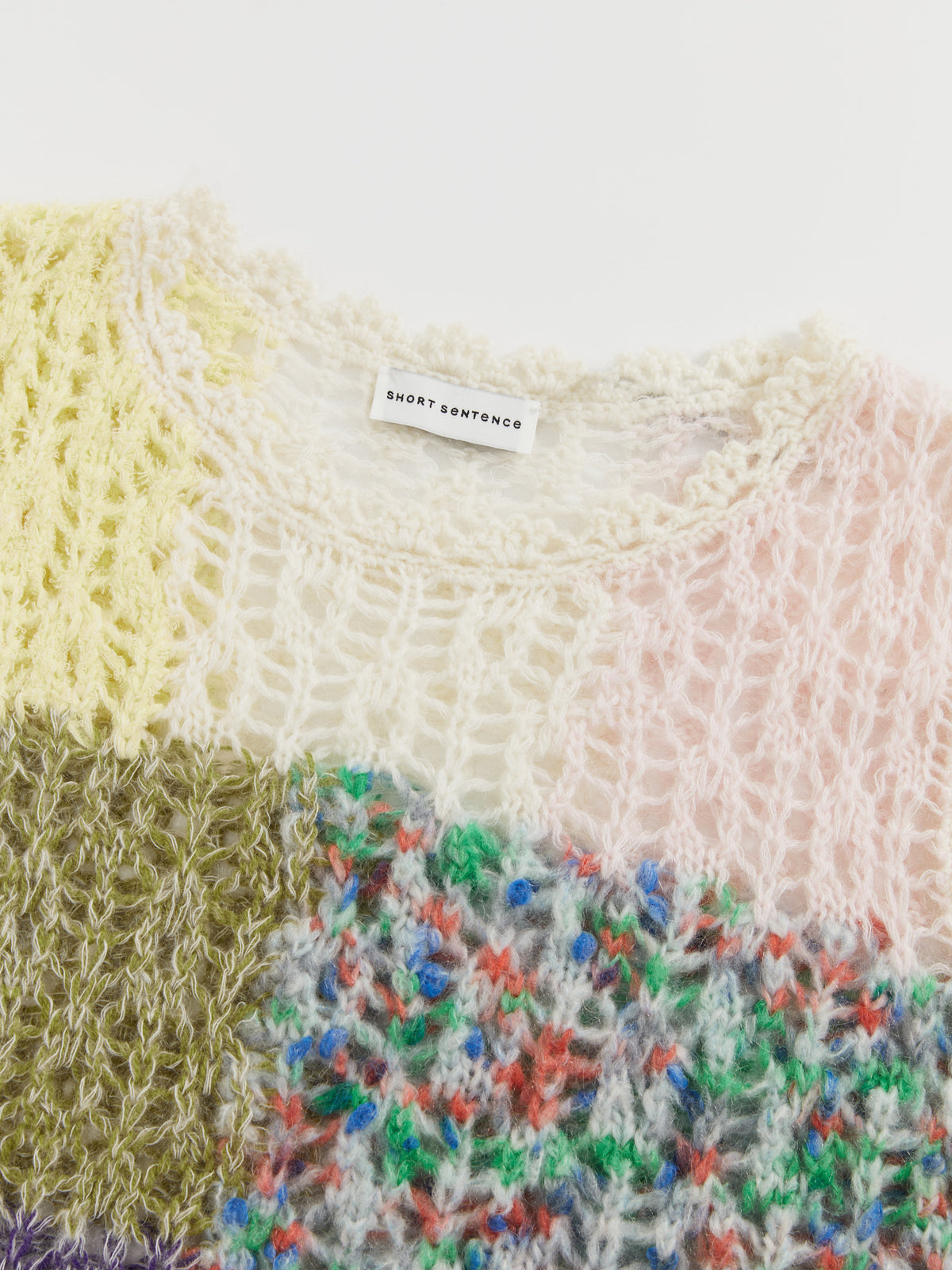 Color-Block Sleeveless Knit Vest