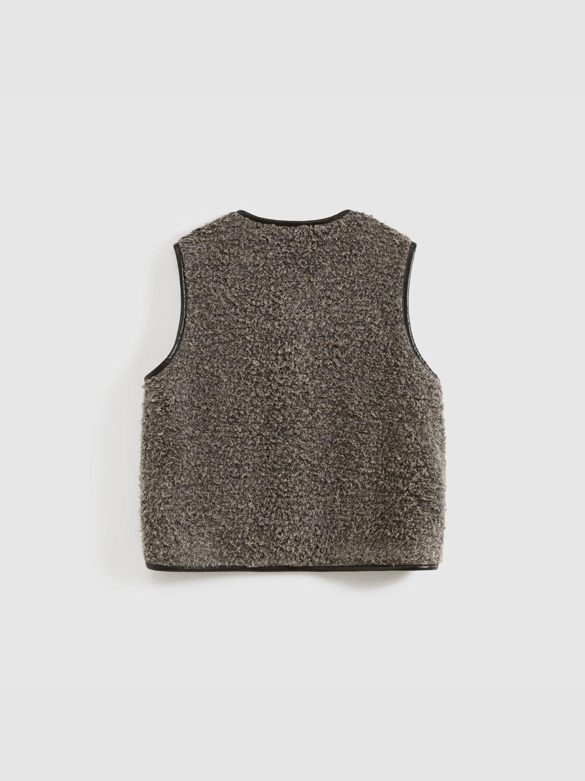Vintage Fleece Zip Vest