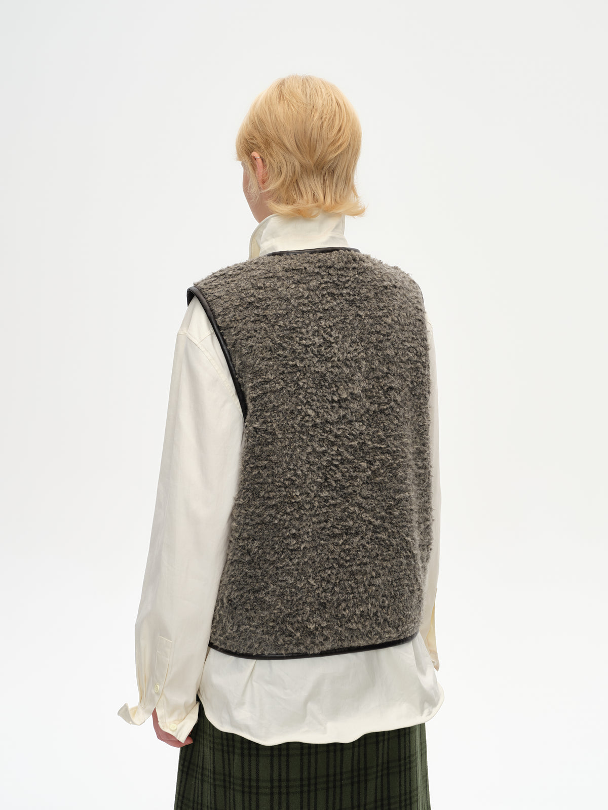 Vintage Fleece Zip Vest