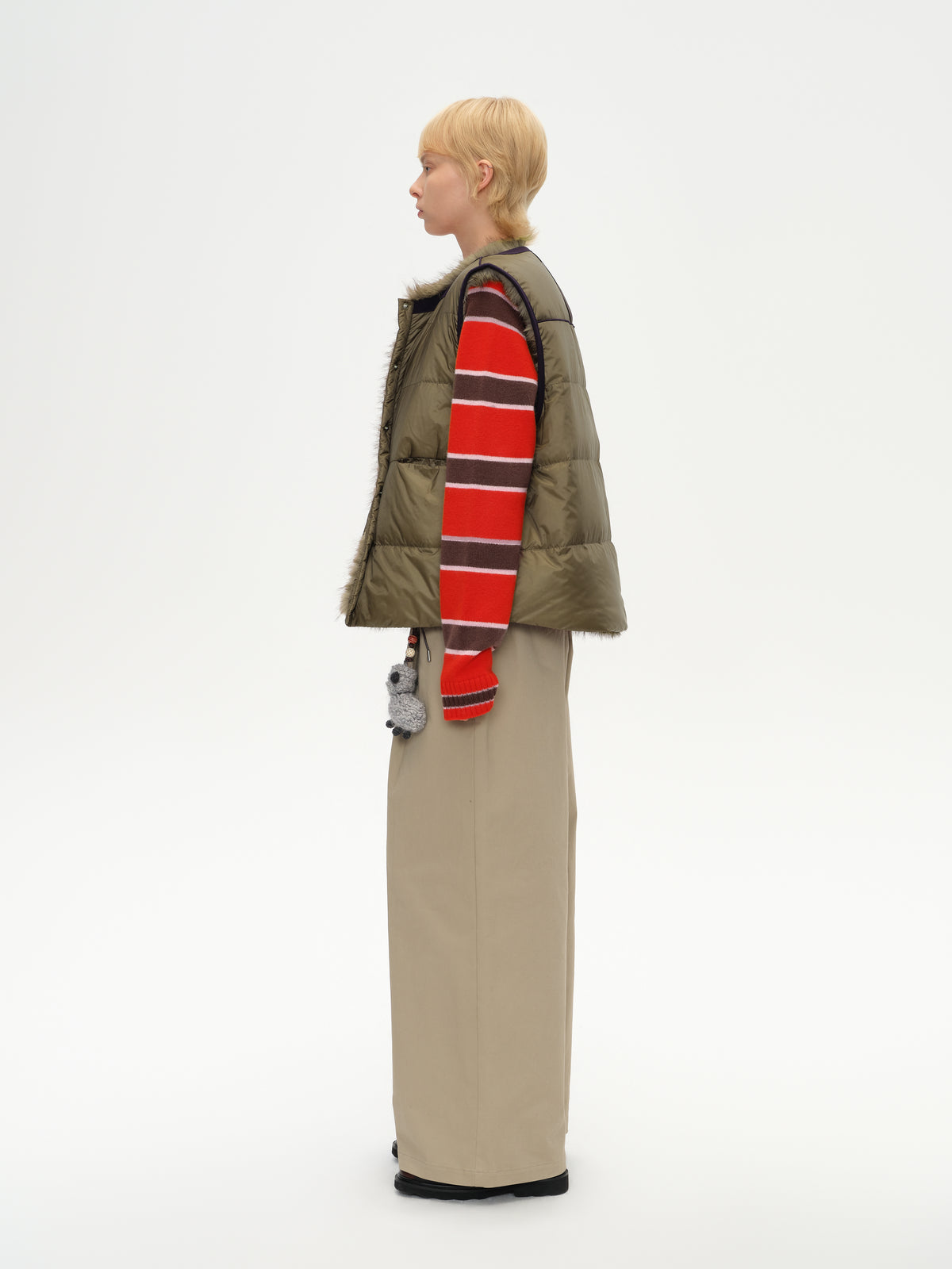 Reversible Faux-Fur Down Vest