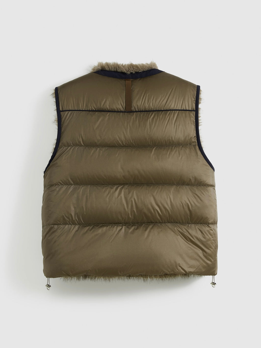 Reversible Faux-Fur Down Vest