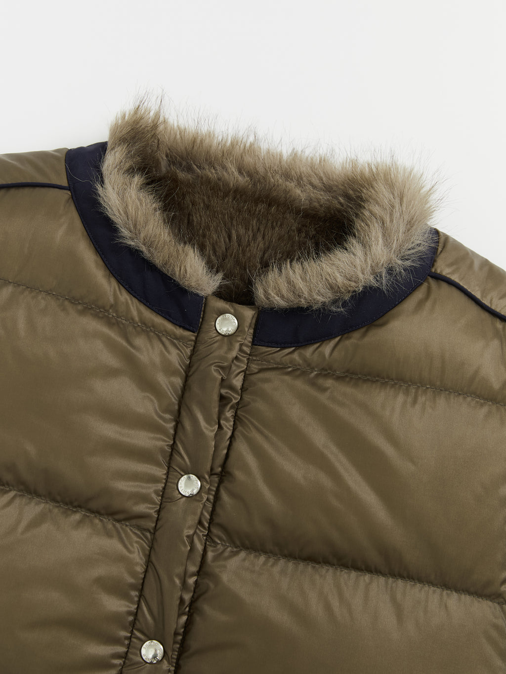Reversible Faux-Fur Down Vest