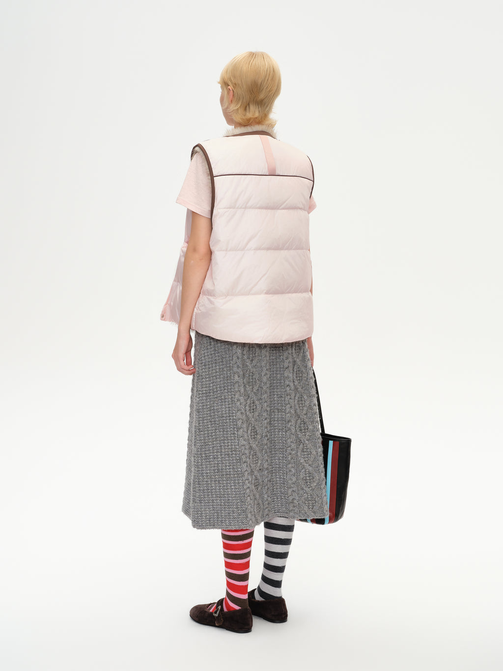 Reversible Faux-Fur Down Vest