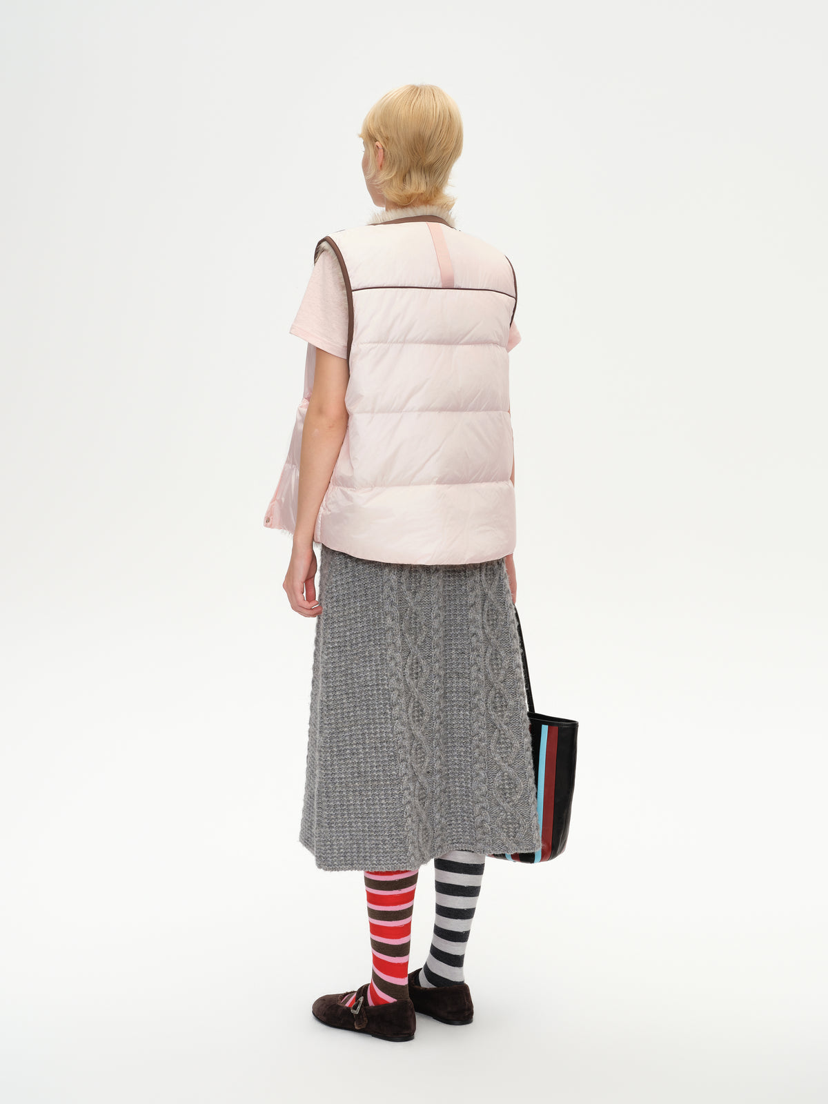 Reversible Faux-Fur Down Vest