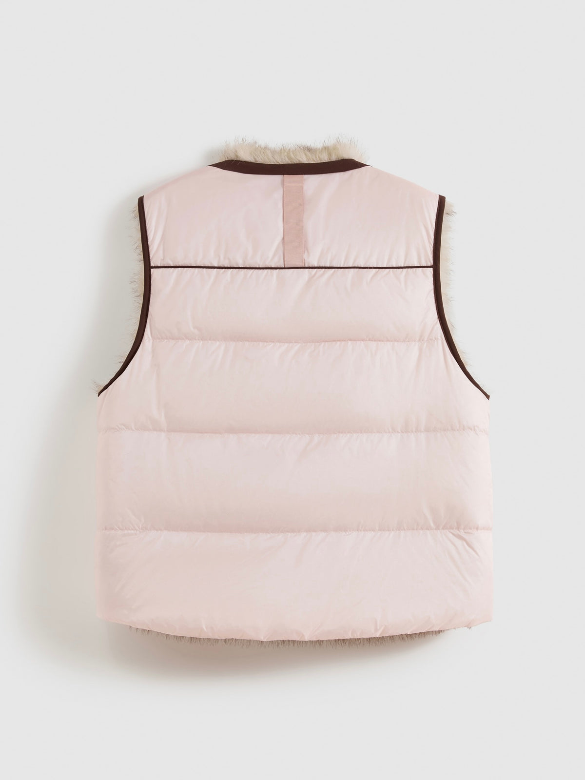 Reversible Faux-Fur Down Vest