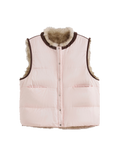 Reversible Faux-Fur Down Vest