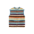 Colorful Striped Knit Vest