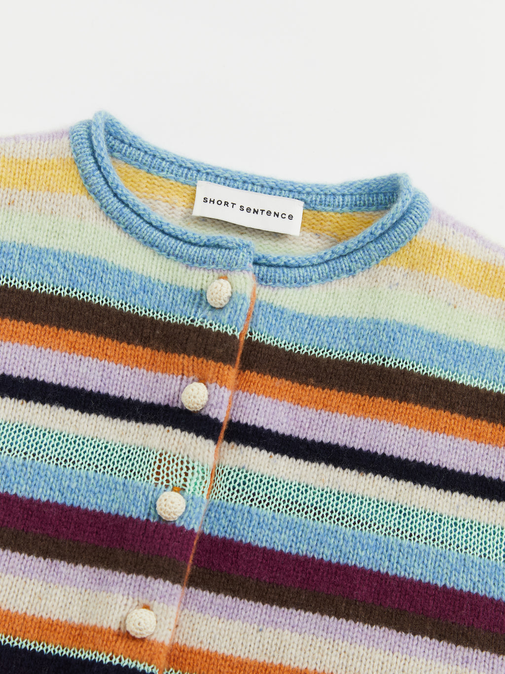 Colorful Striped Knit Vest