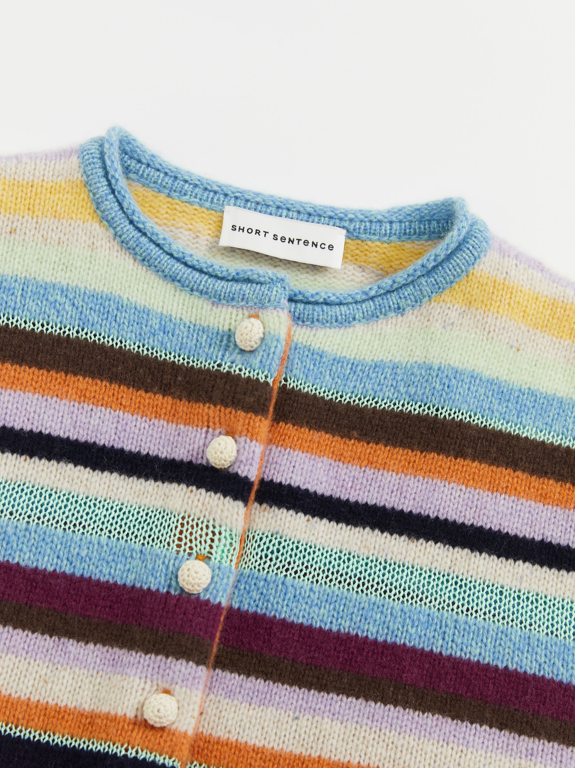 Colorful Striped Knit Vest