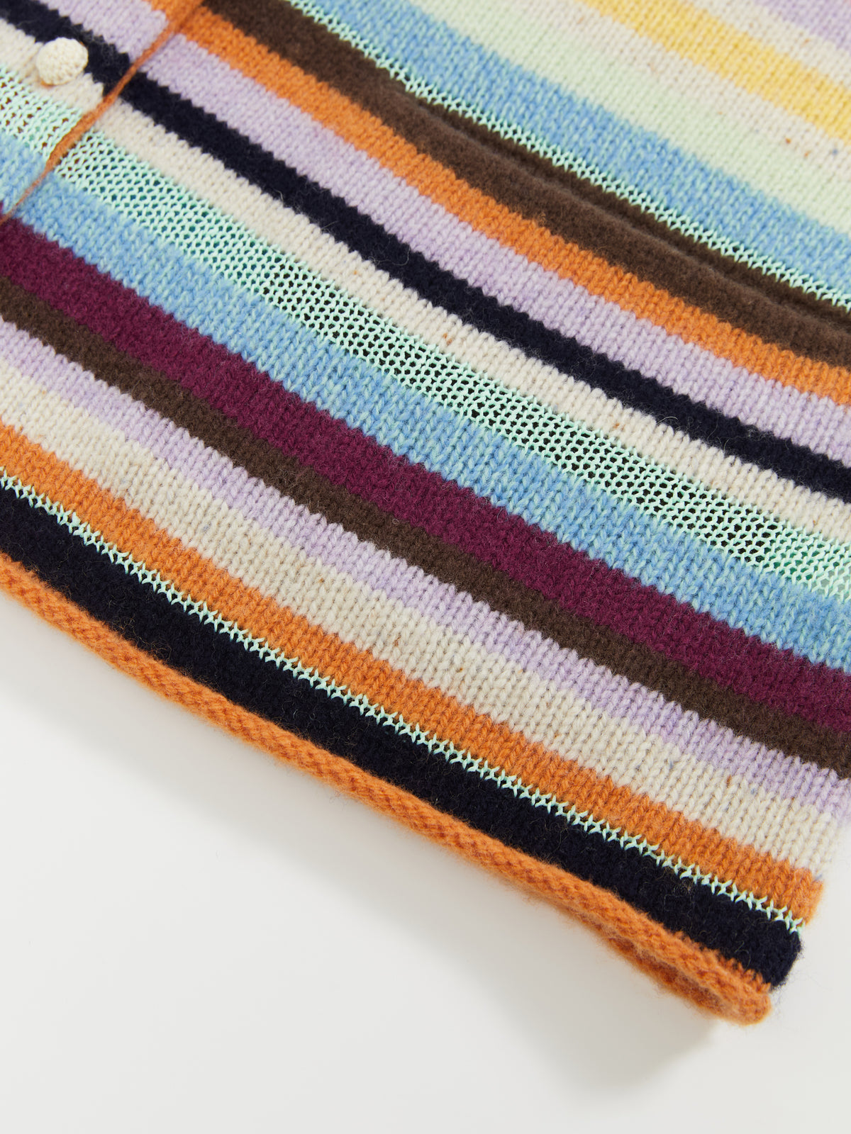 Colorful Striped Knit Vest