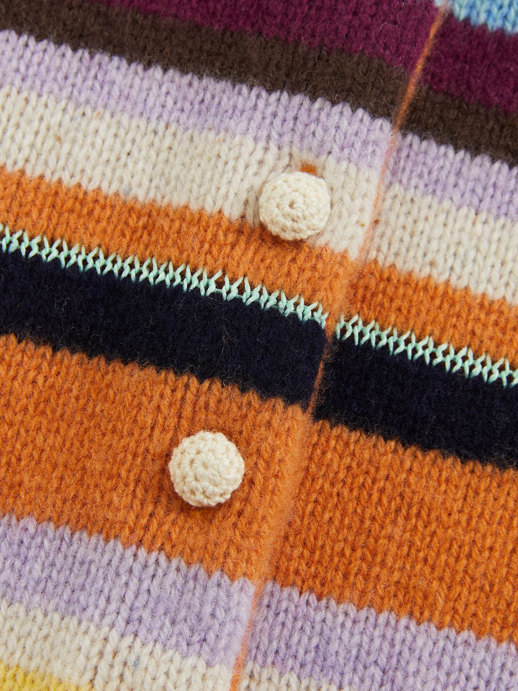 Colorful Striped Knit Vest