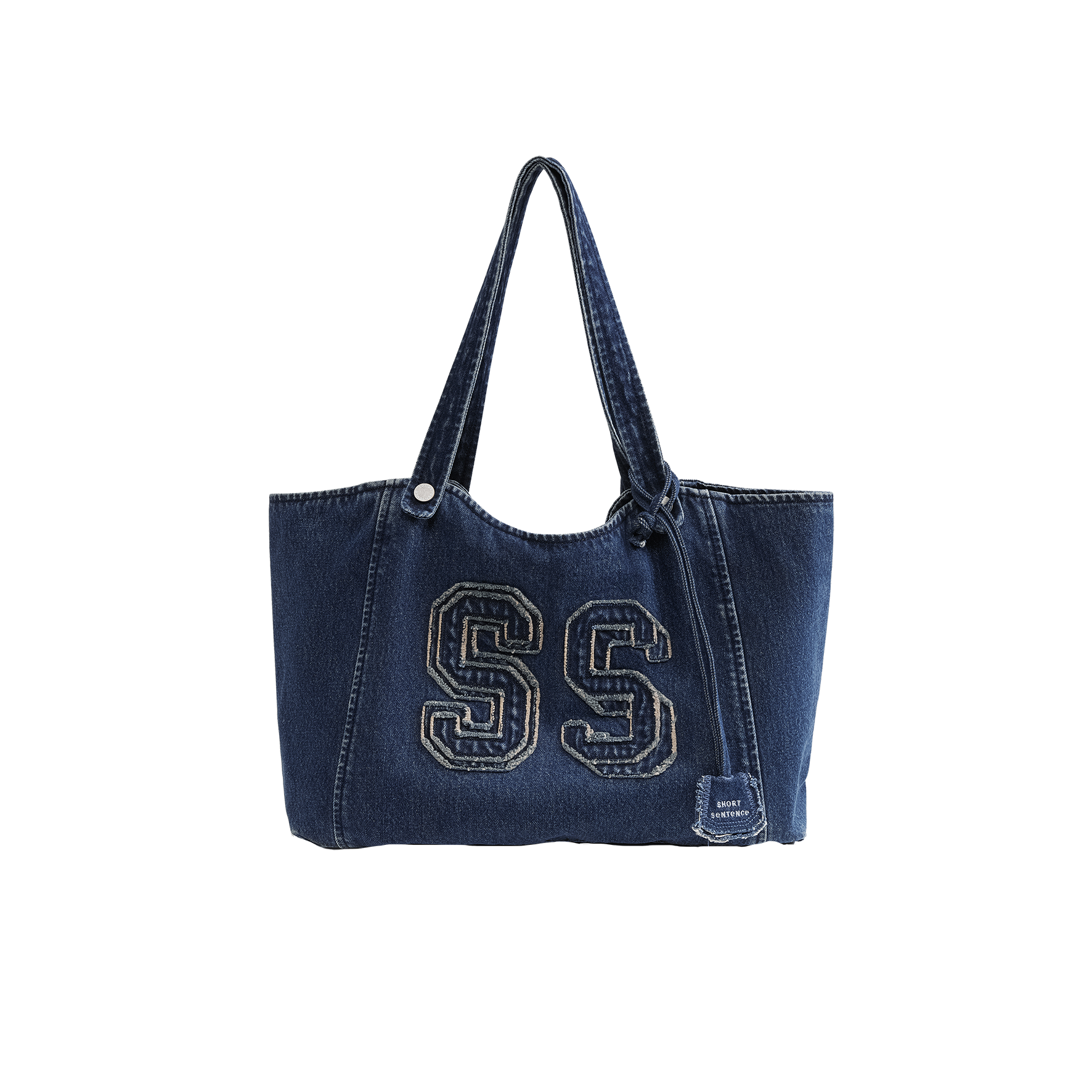SS‑Logo Denim Bag