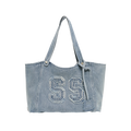 SS‑Logo Denim Bag