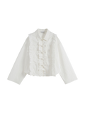 Wrinkled Button‑Up Shirt