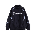 Lettering Embroidered Nylon Jacket
