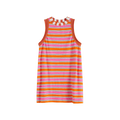 Striped Linen Cotton Vest Dress