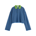Striped Polo Knit Shirt