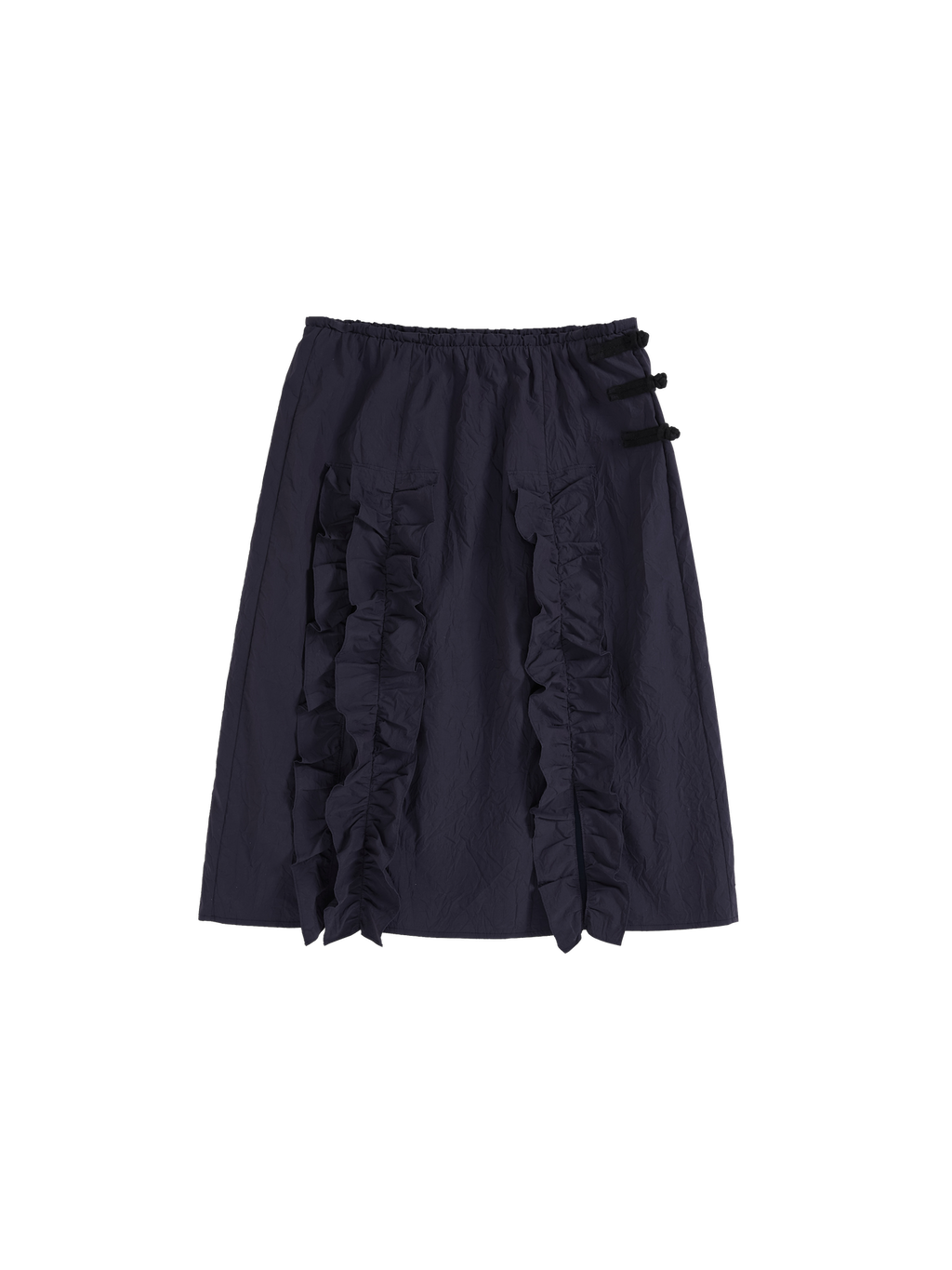 Wrinkled Ruffle Skirt