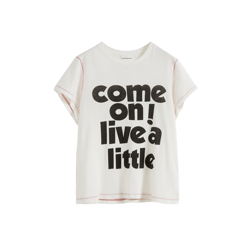 Slogan Print Slim Fit T‑shirt