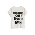 Slogan Print Slim Fit T‑shirt