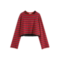 Striped Paneled Long Sleeve Shirt