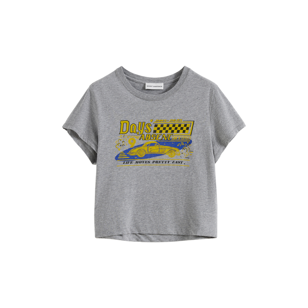 Vintage Car Print Baby Tee