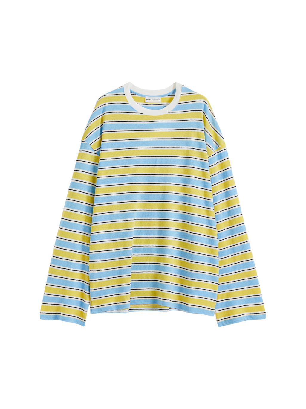Cotton Linen Stripe Tee