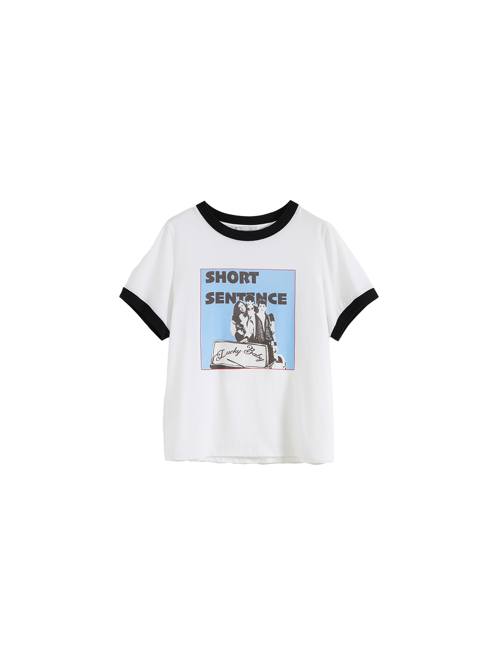 Colorblock Poster Print T-shirt